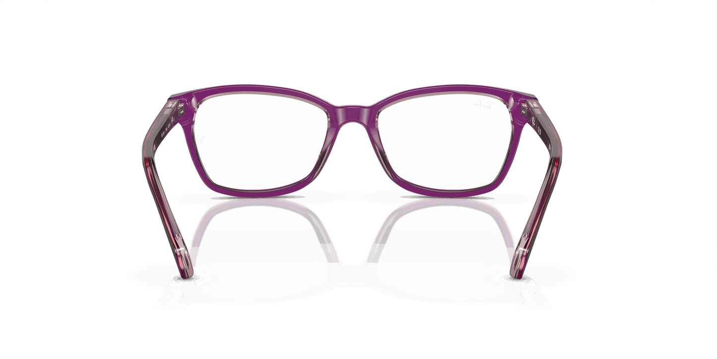 [Clear Lenses, Polished Top Purple & Pink & Beige Frame]