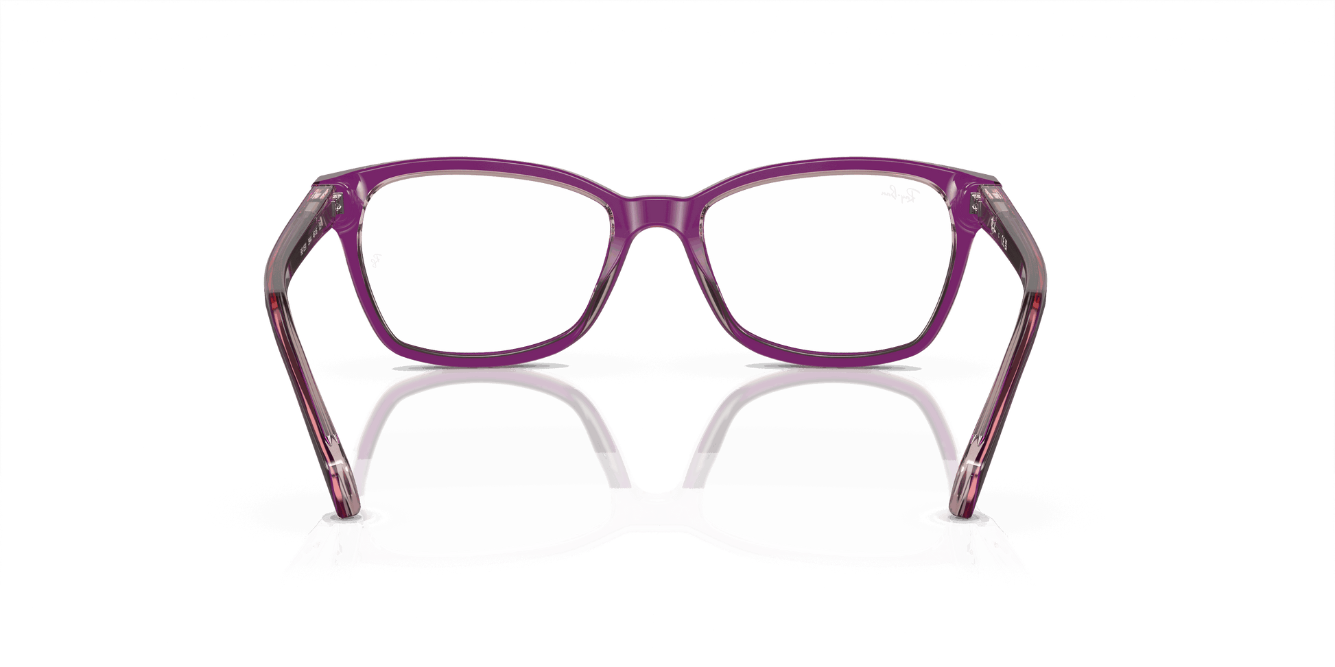 [Clear Lenses, Polished Top Purple & Pink & Beige Frame]