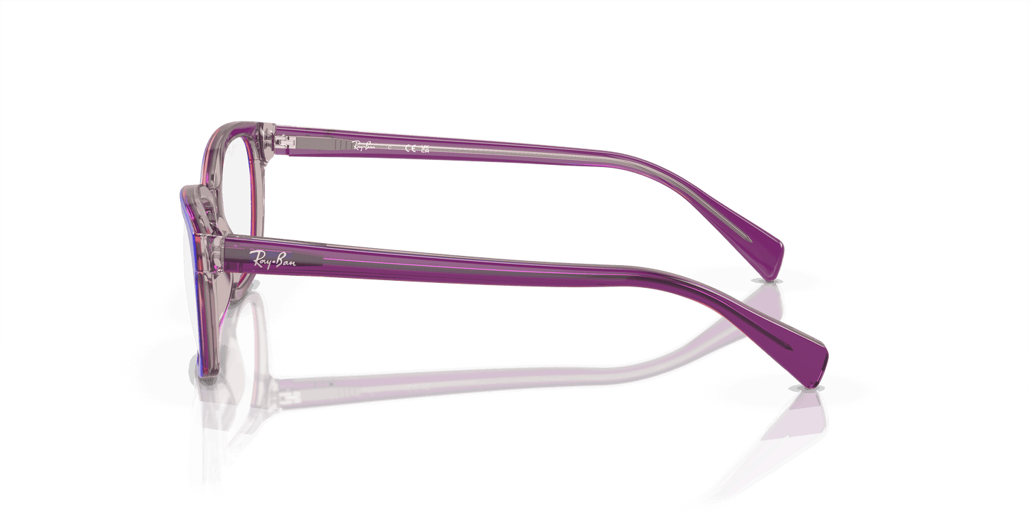 [Clear Lenses, Polished Top Purple & Pink & Beige Frame]