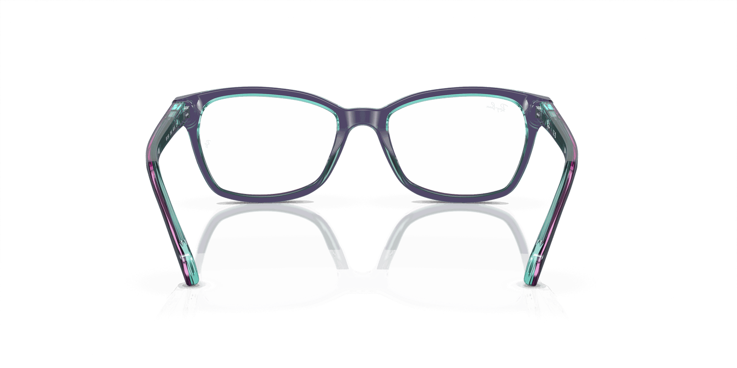 [Demo Lens Lenses, Polished Top Blue & Violet & Light Blue Frame]