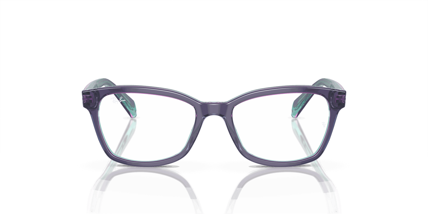 [Demo Lens Lenses, Polished Top Blue & Violet & Light Blue Frame]