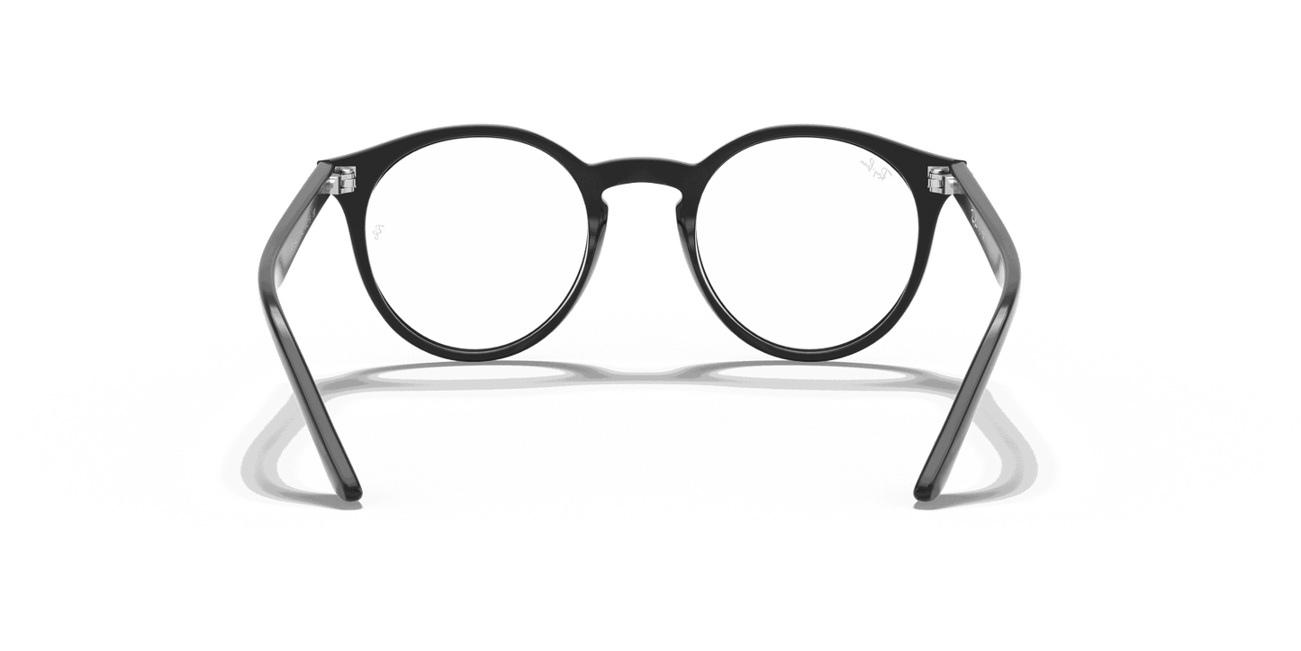 [Clear Lenses, Polished Black Frame]