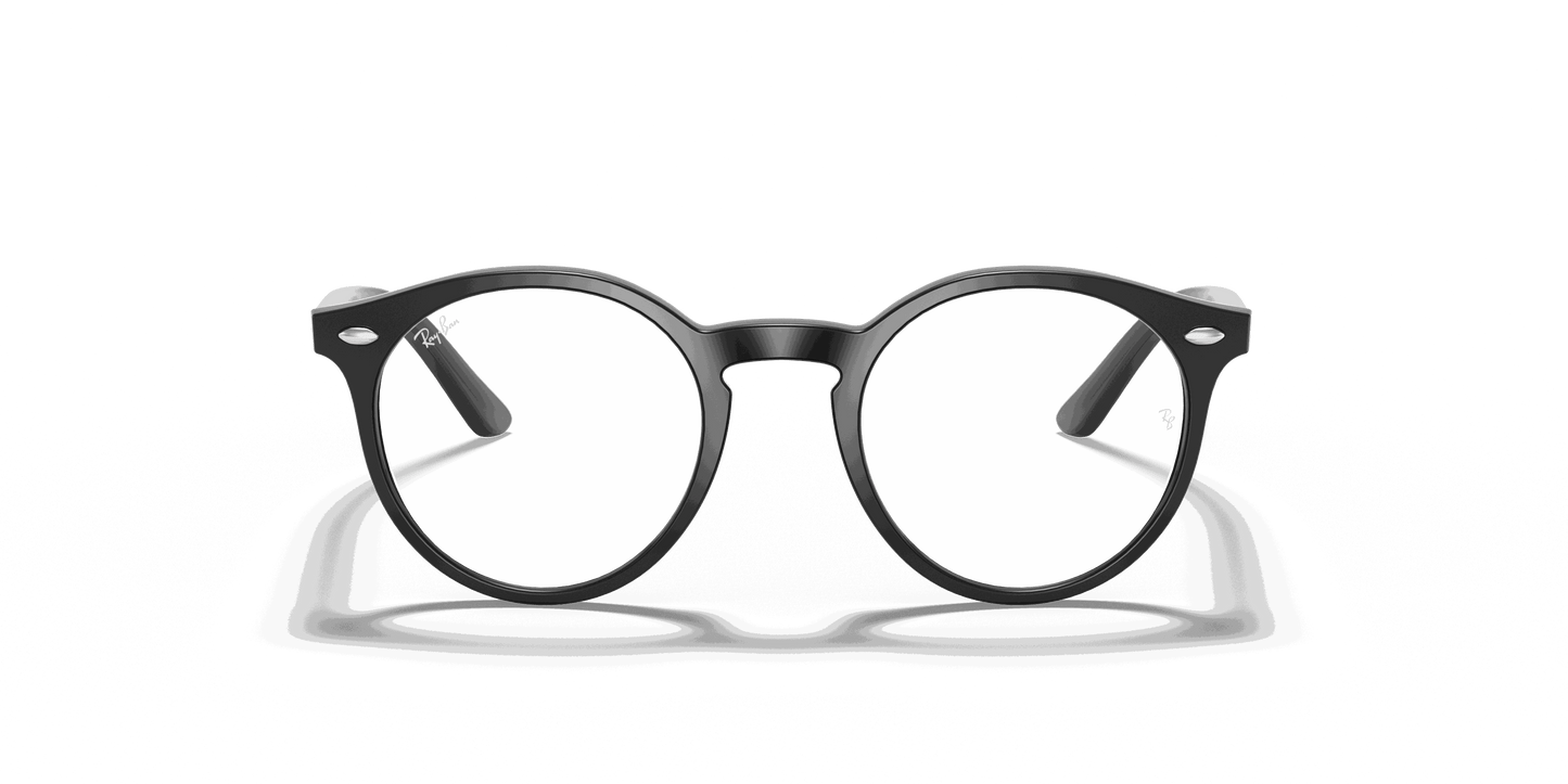 [Clear Lenses, Polished Black Frame]