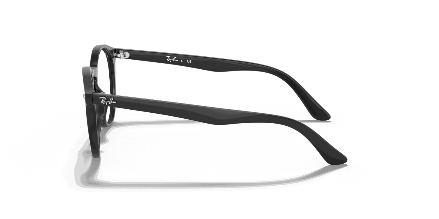 [Clear Lenses, Polished Black Frame]