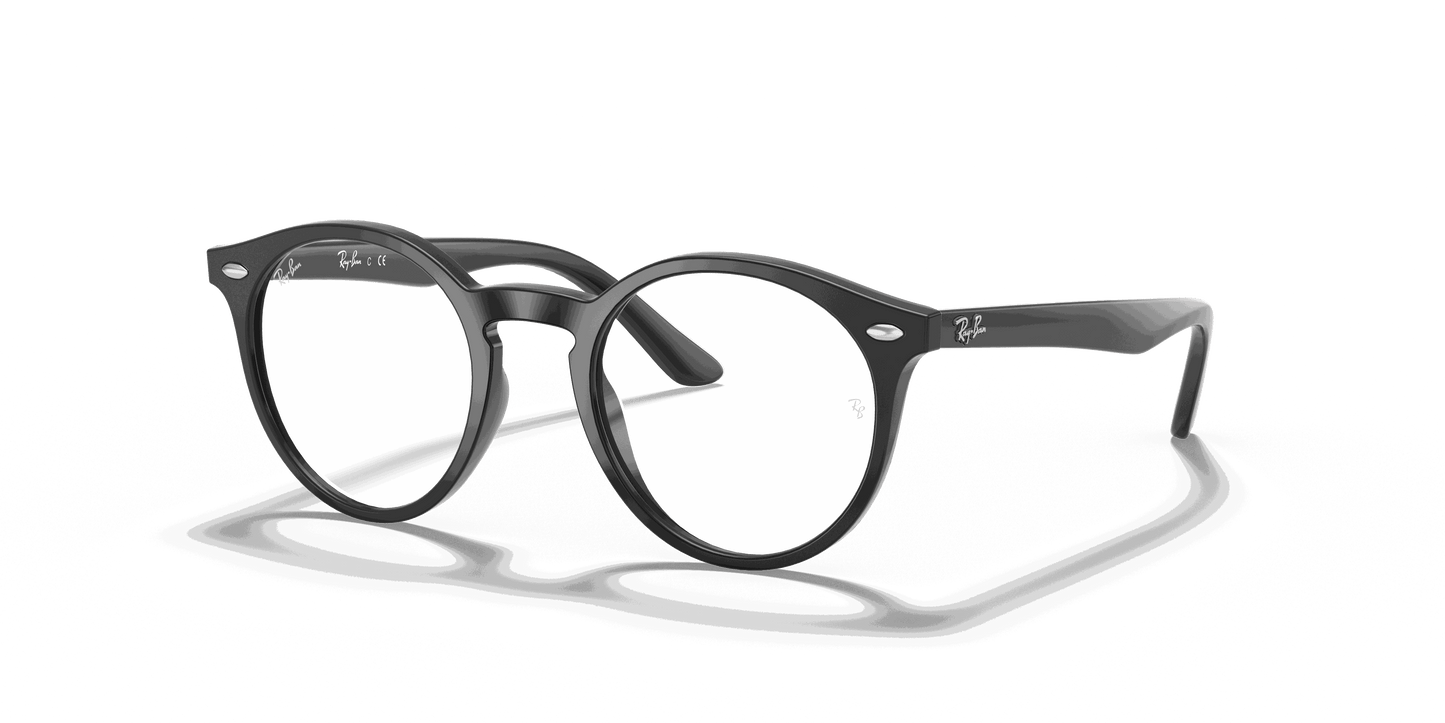 [Clear Lenses, Polished Black Frame]
