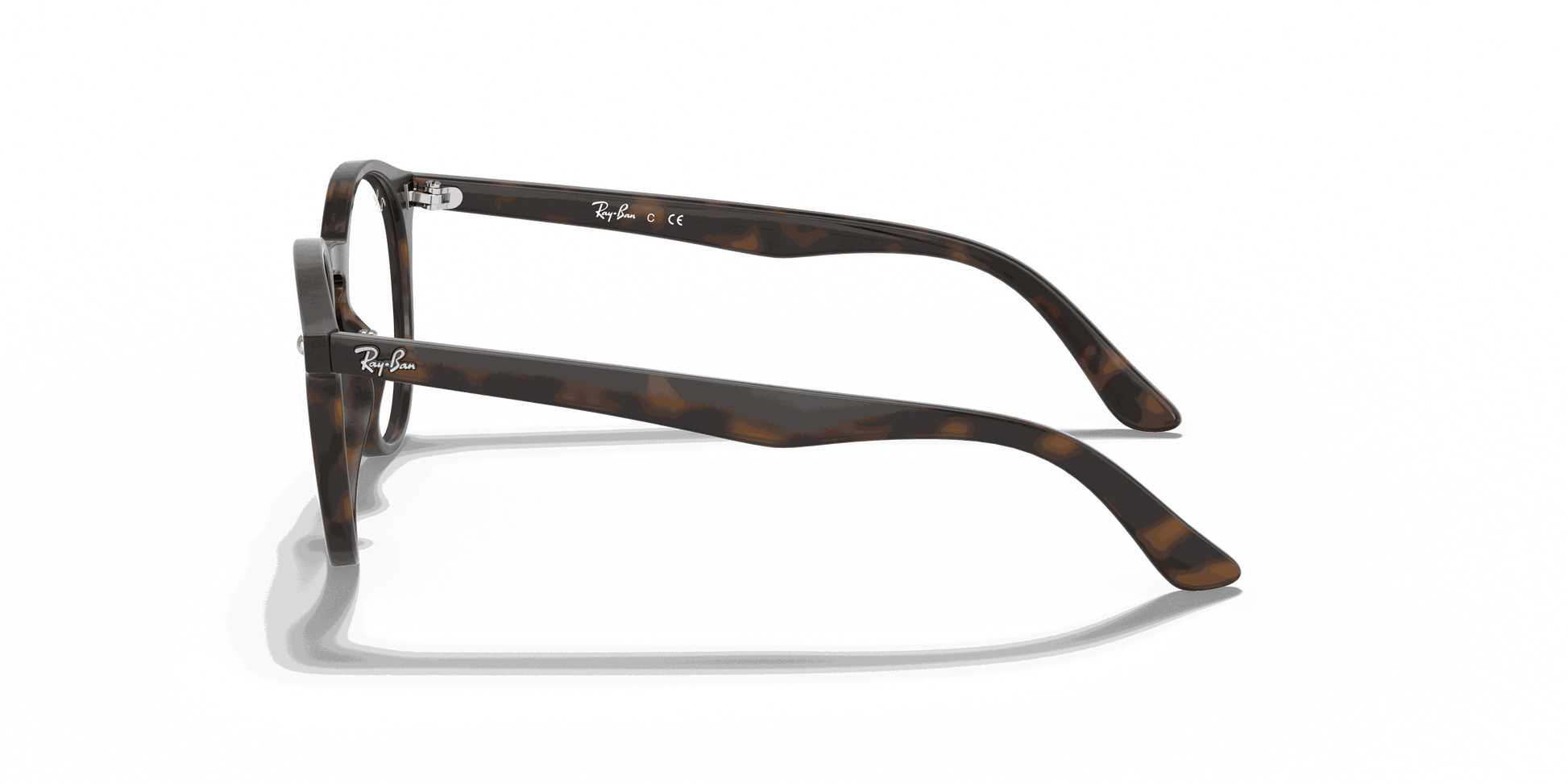 [Clear Lenses, Polished Havana Frame]