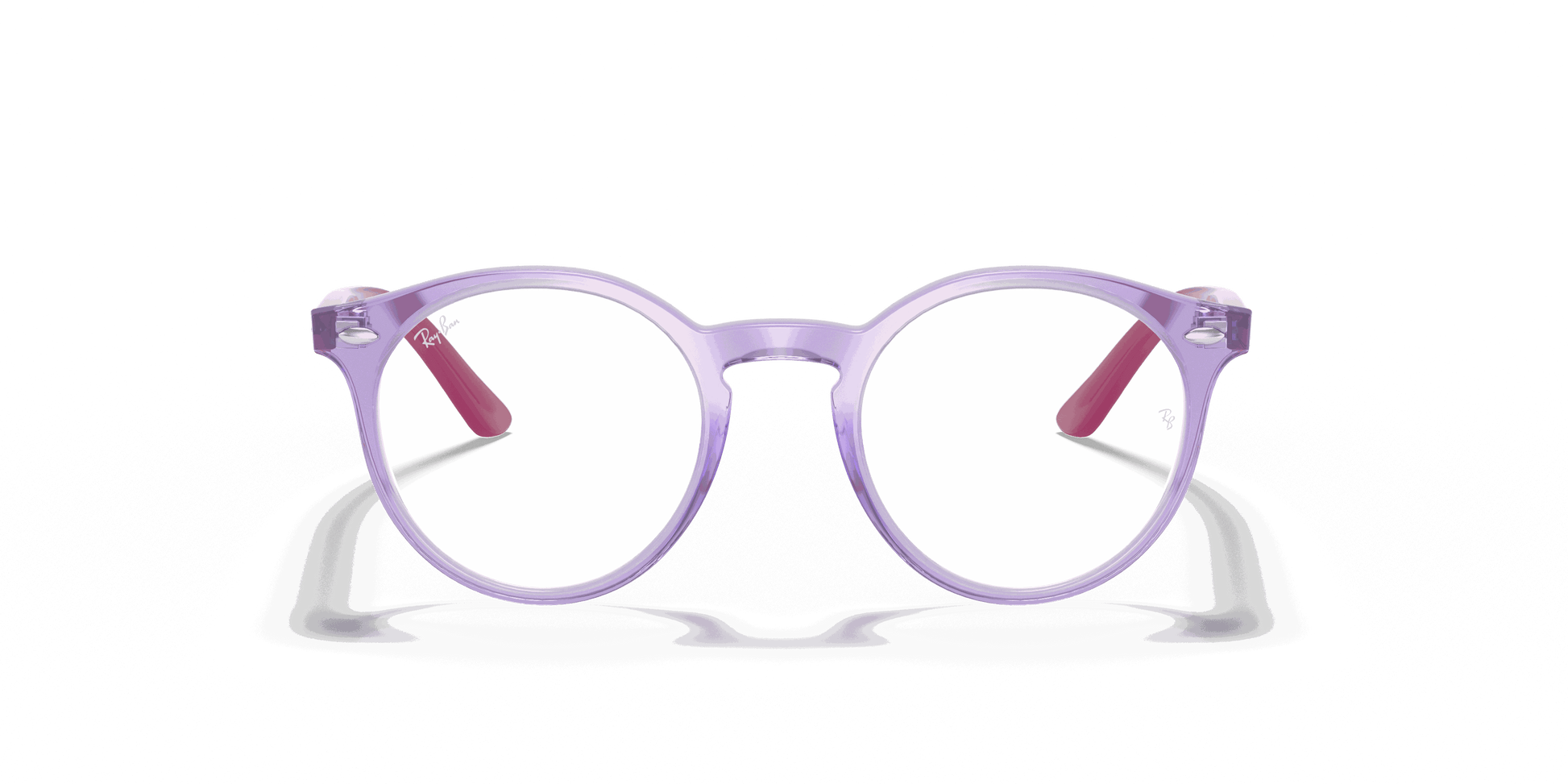 [Clear Lenses, Polished Transparent Violet Frame]