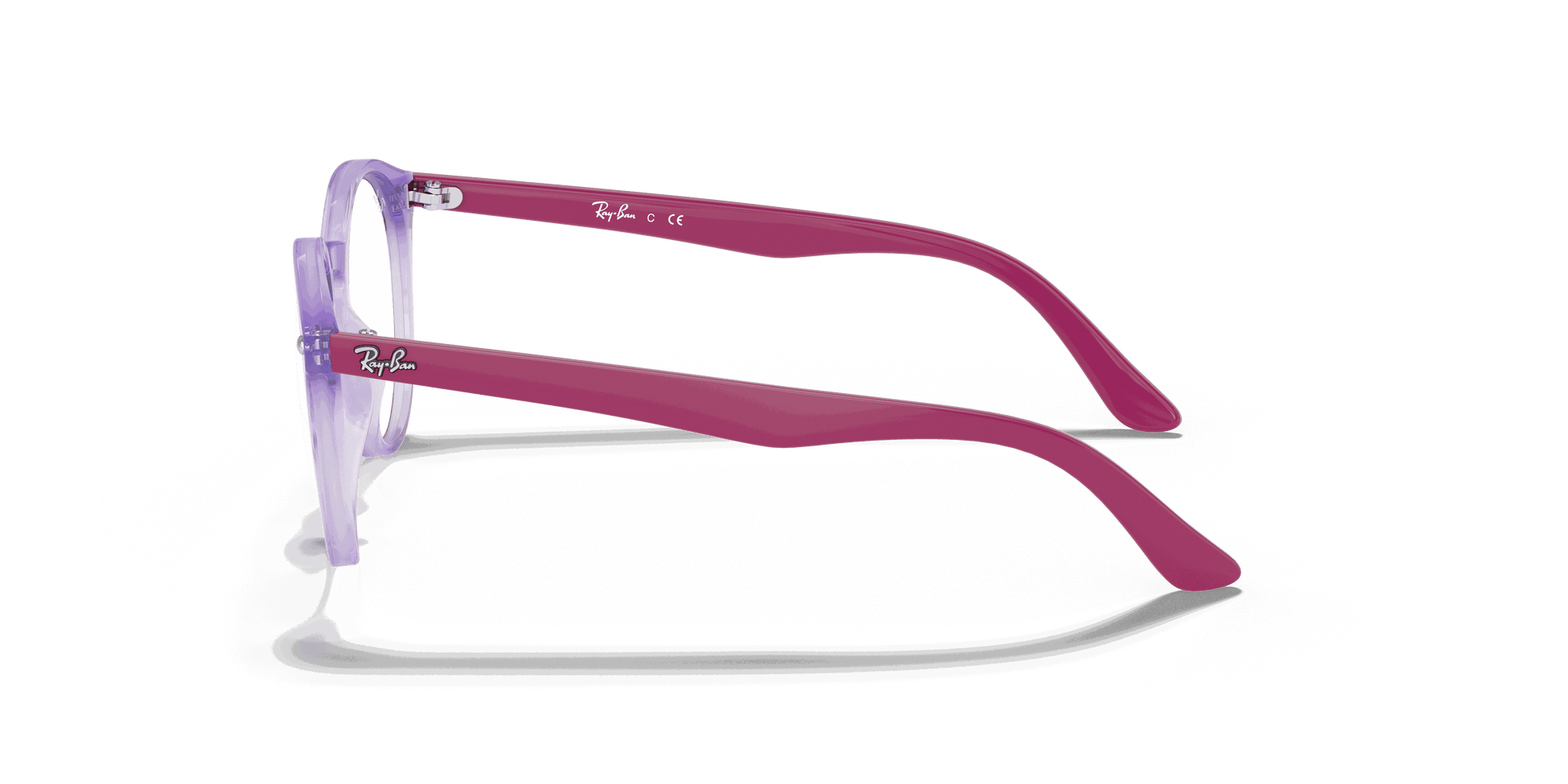 [Clear Lenses, Polished Transparent Violet Frame]