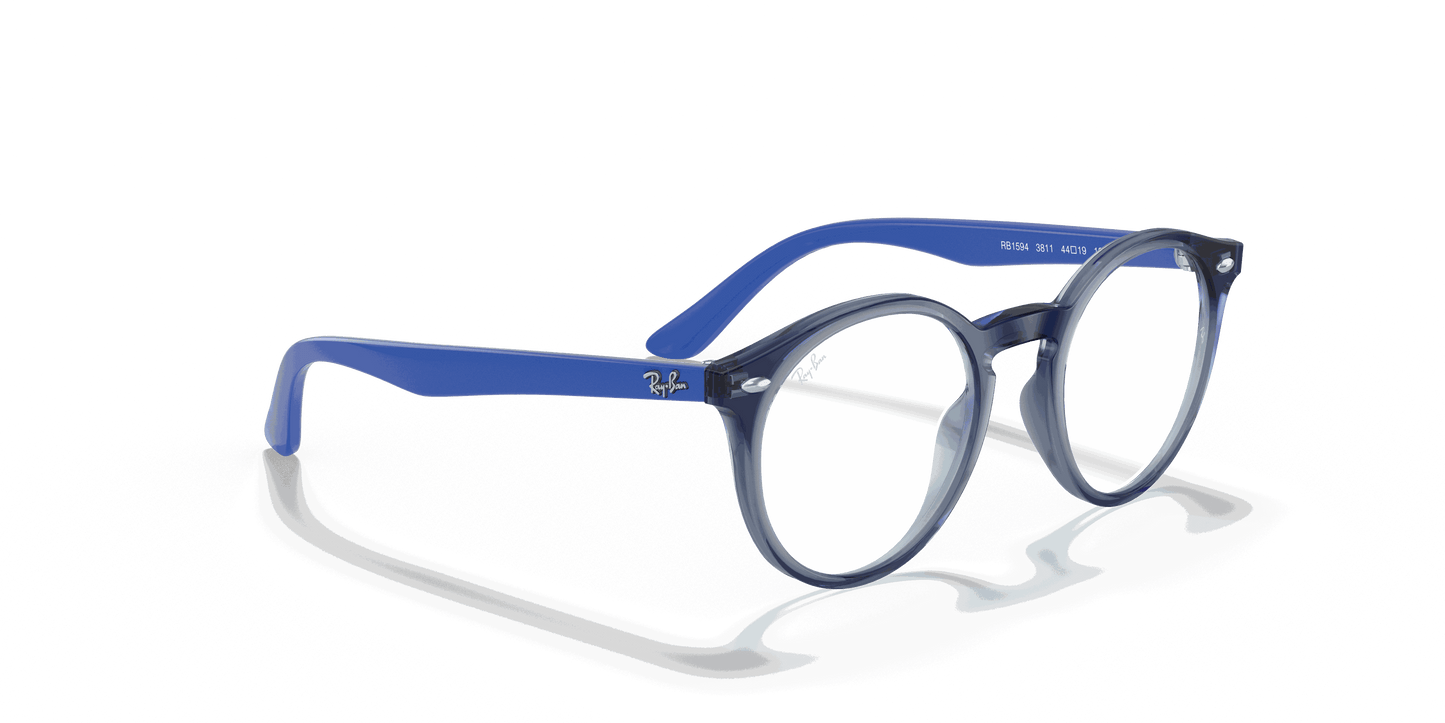[Clear Lenses, Polished Transparent Blue Frame]