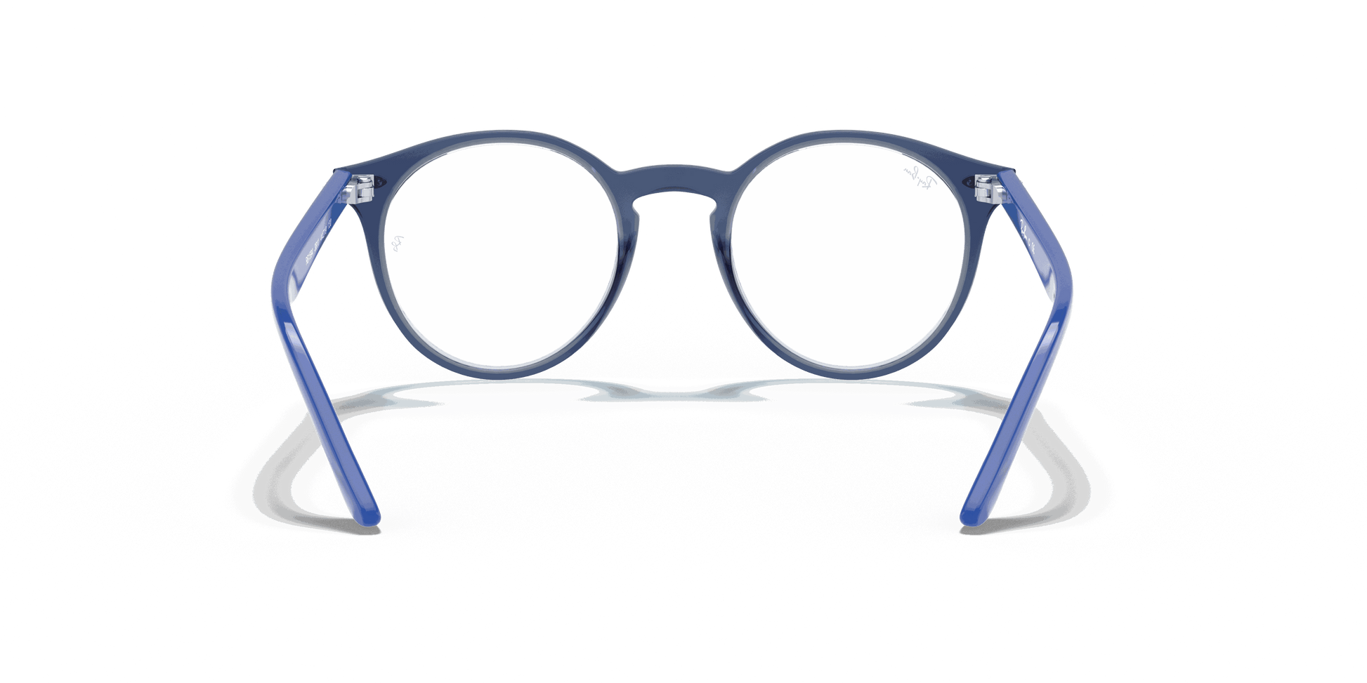 [Clear Lenses, Polished Transparent Blue Frame]
