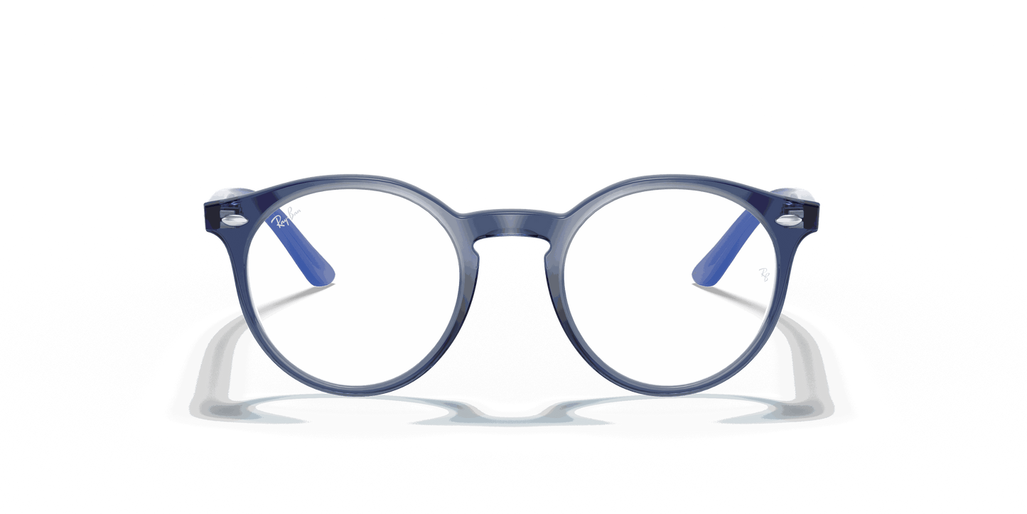 [Clear Lenses, Polished Transparent Blue Frame]