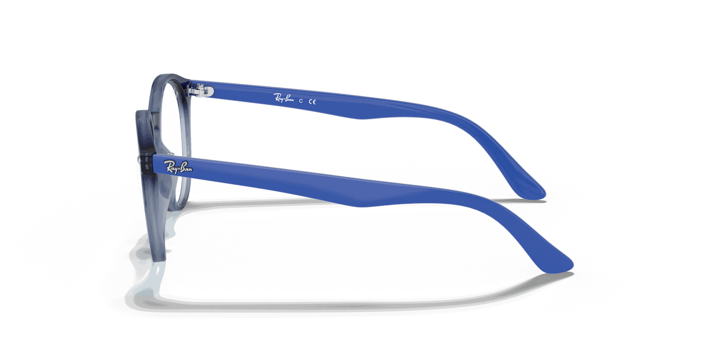 [Clear Lenses, Polished Transparent Blue Frame]