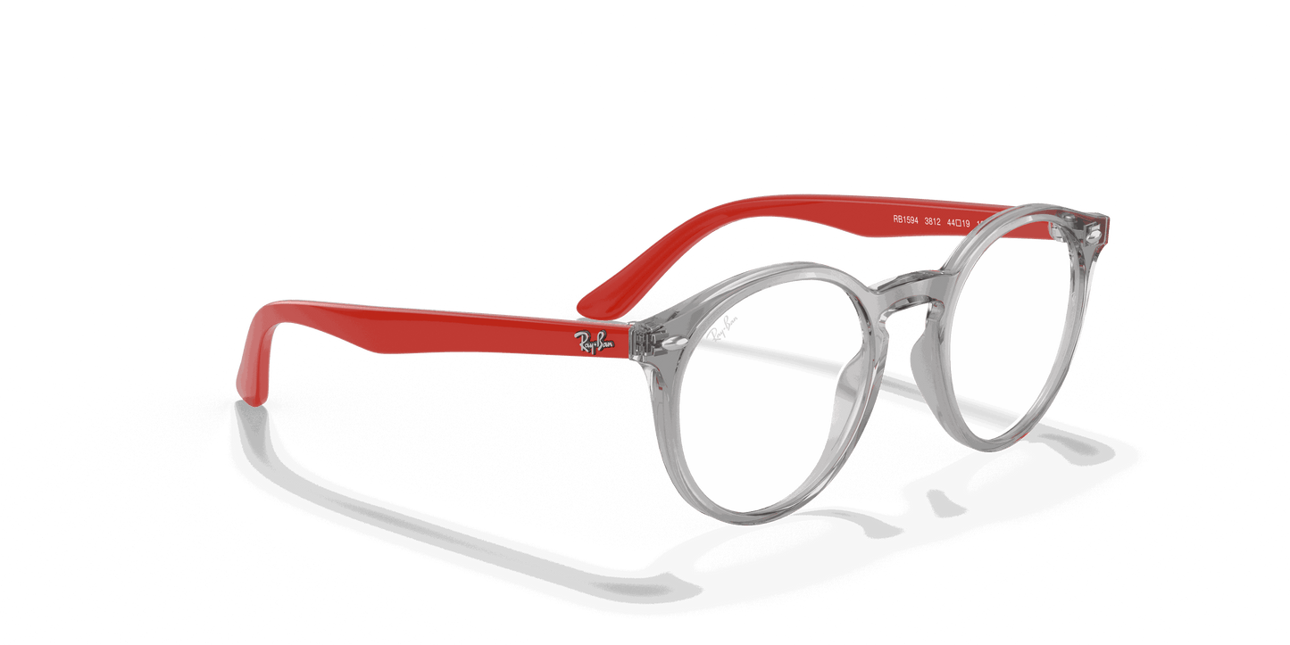 [Clear Lenses, Polished Transparent Grey Frame]