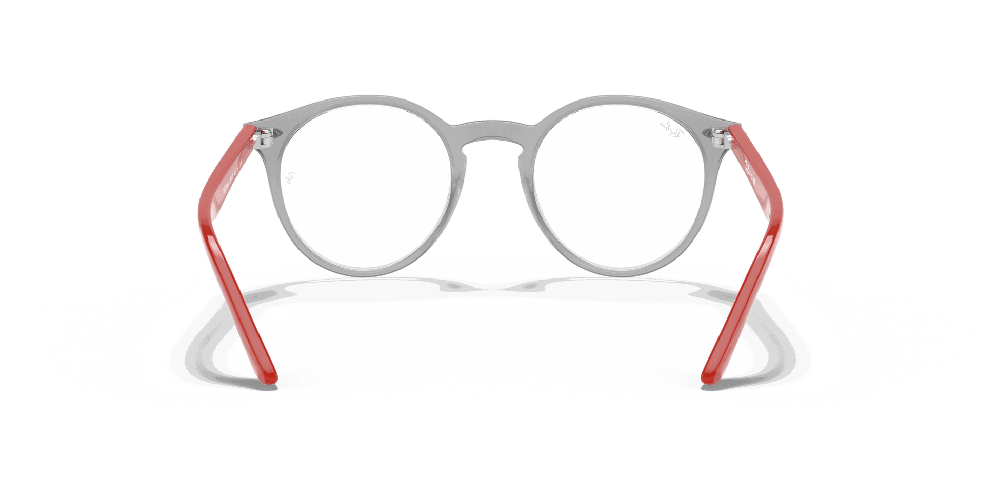 [Clear Lenses, Polished Transparent Grey Frame]
