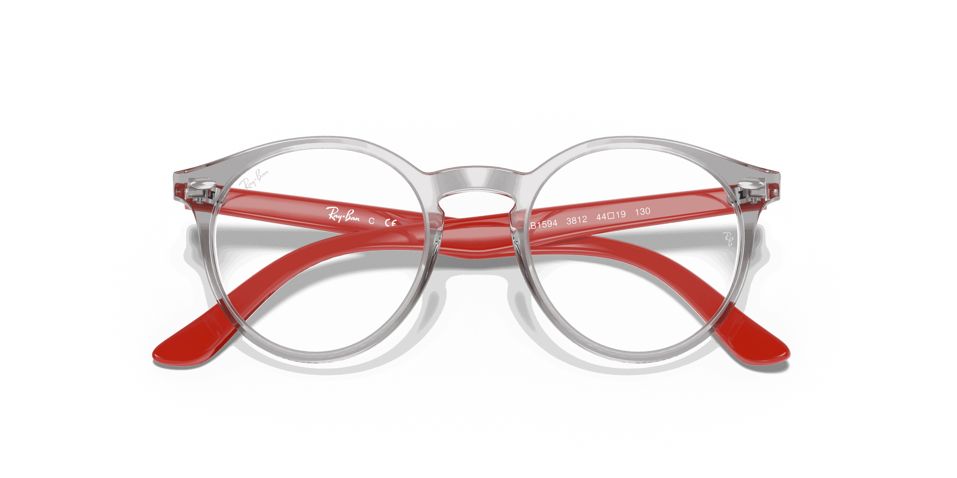 [Clear Lenses, Polished Transparent Grey Frame]