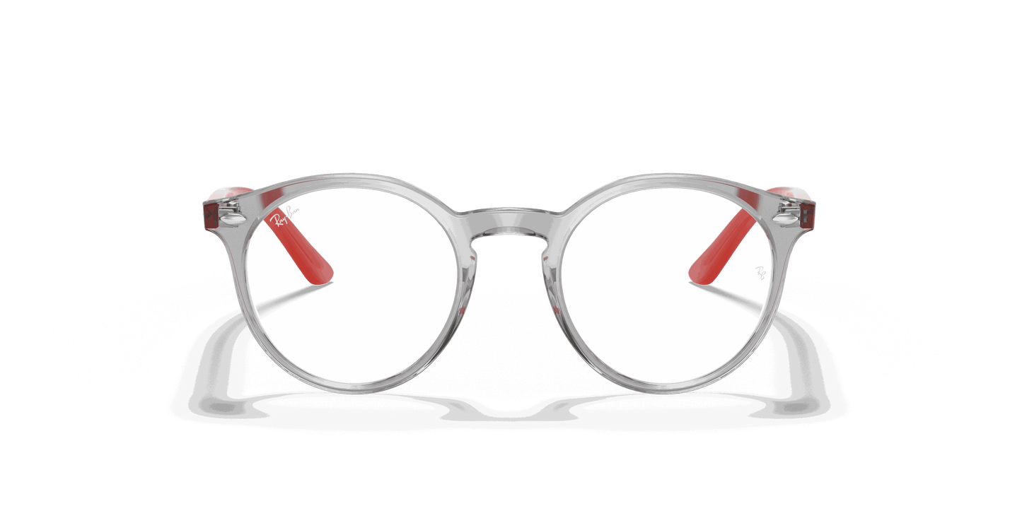 [Clear Lenses, Polished Transparent Grey Frame]