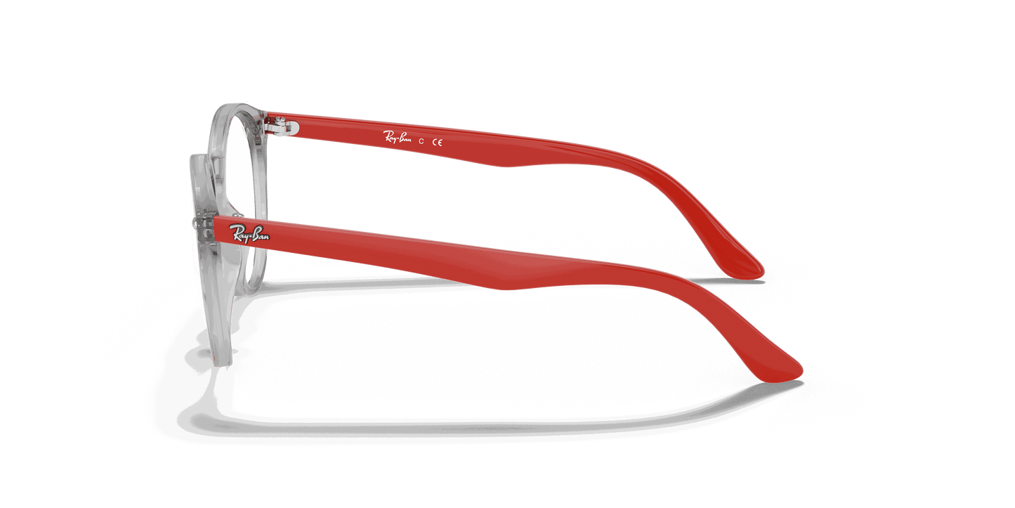[Clear Lenses, Polished Transparent Grey Frame]