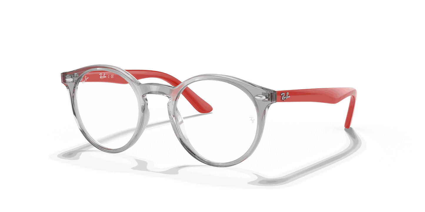 [Clear Lenses, Polished Transparent Grey Frame]