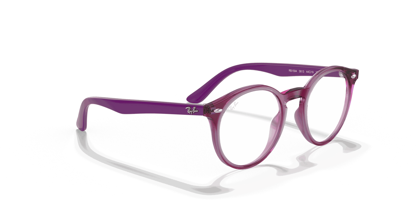 [Clear Lenses, Polished Transparent Fuxia Frame]