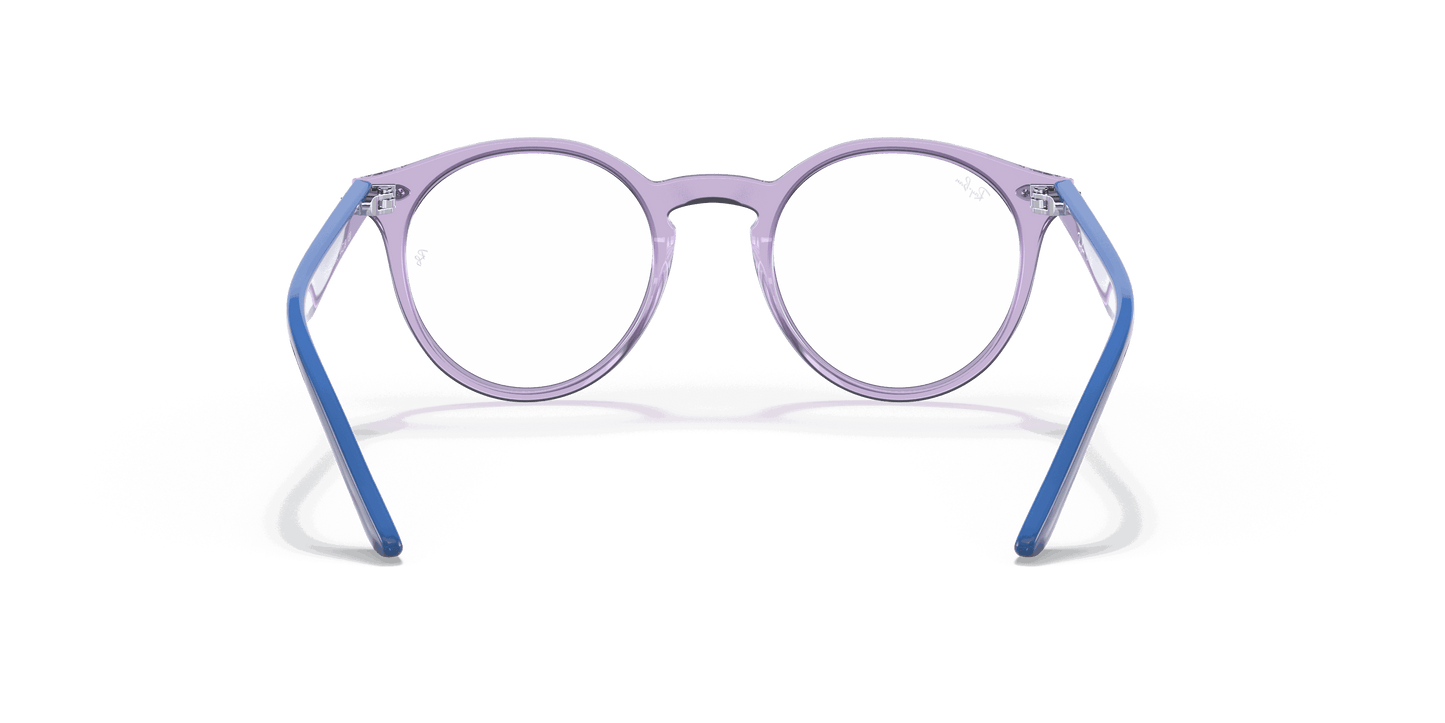 [Demo Lens Lenses, Polished Transparent Violet Frame]