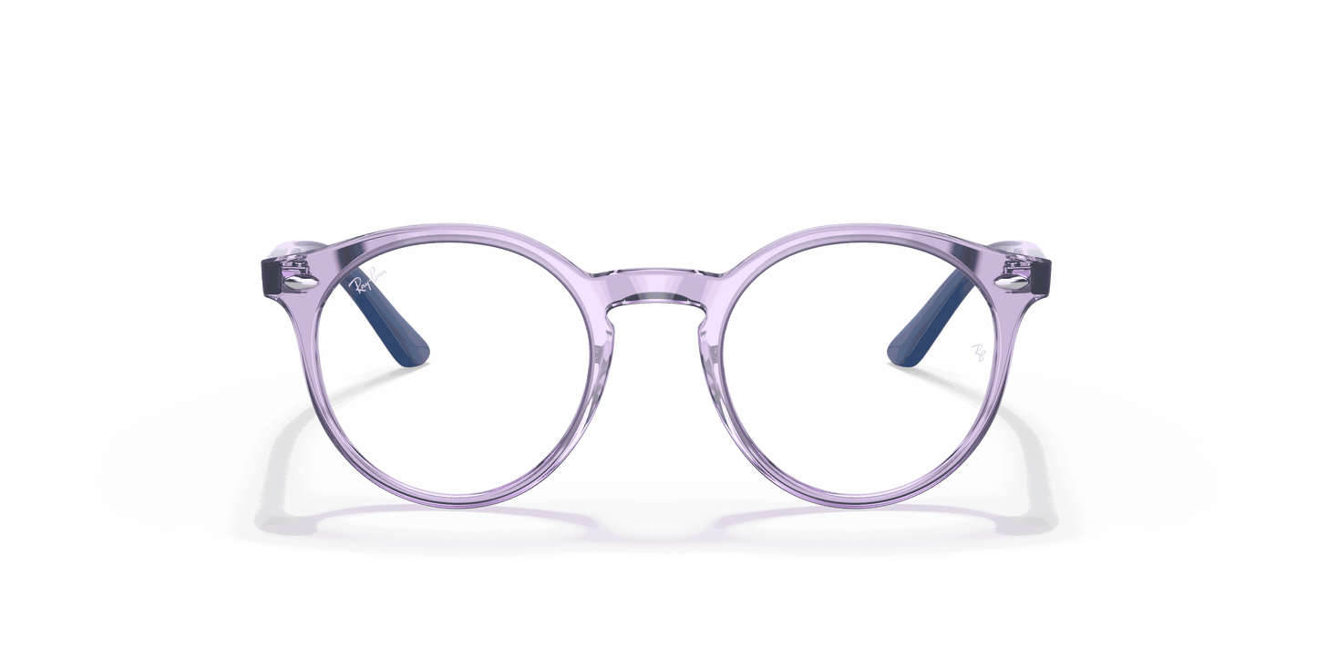 [Demo Lens Lenses, Polished Transparent Violet Frame]
