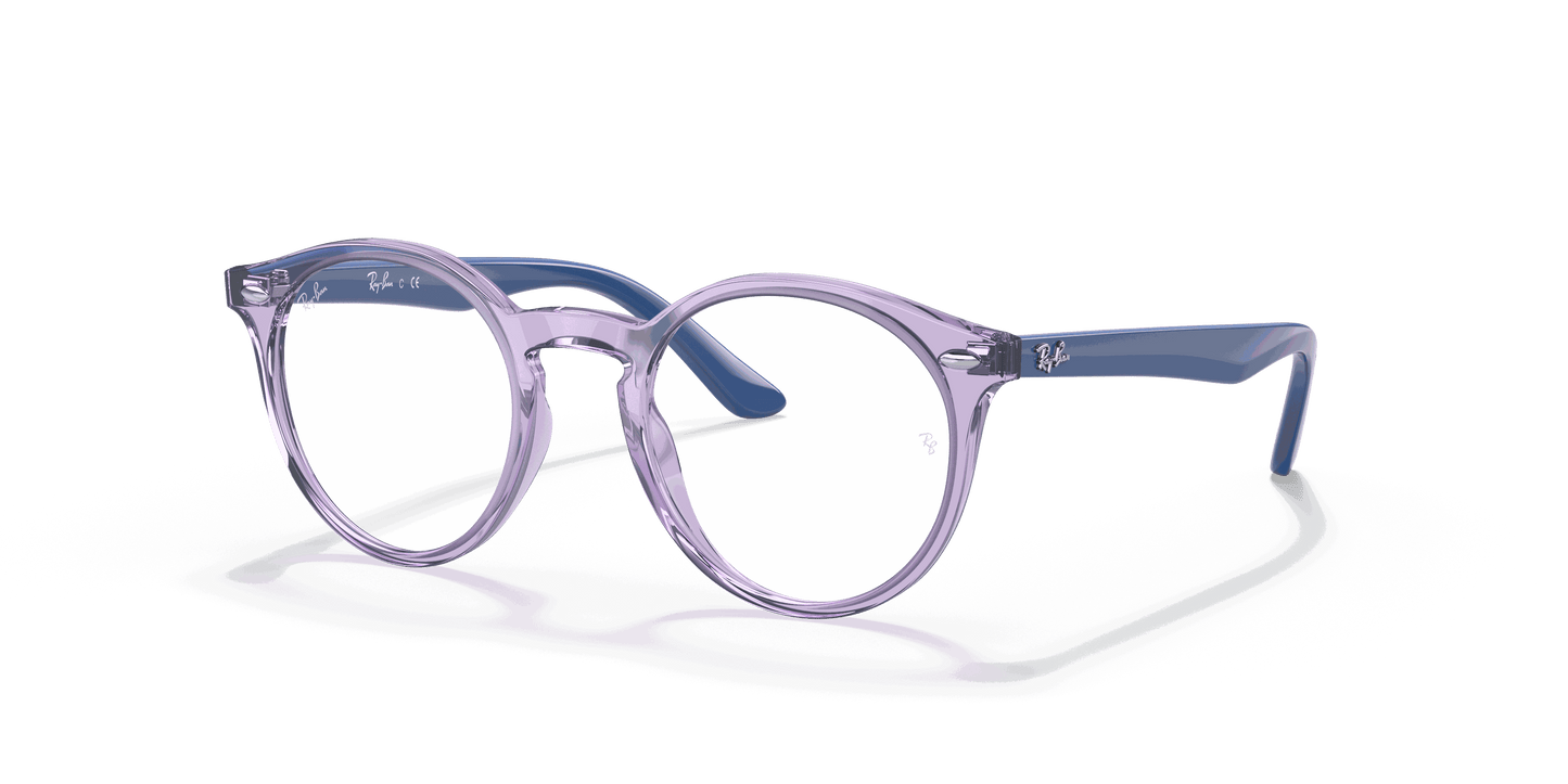 [Demo Lens Lenses, Polished Transparent Violet Frame]