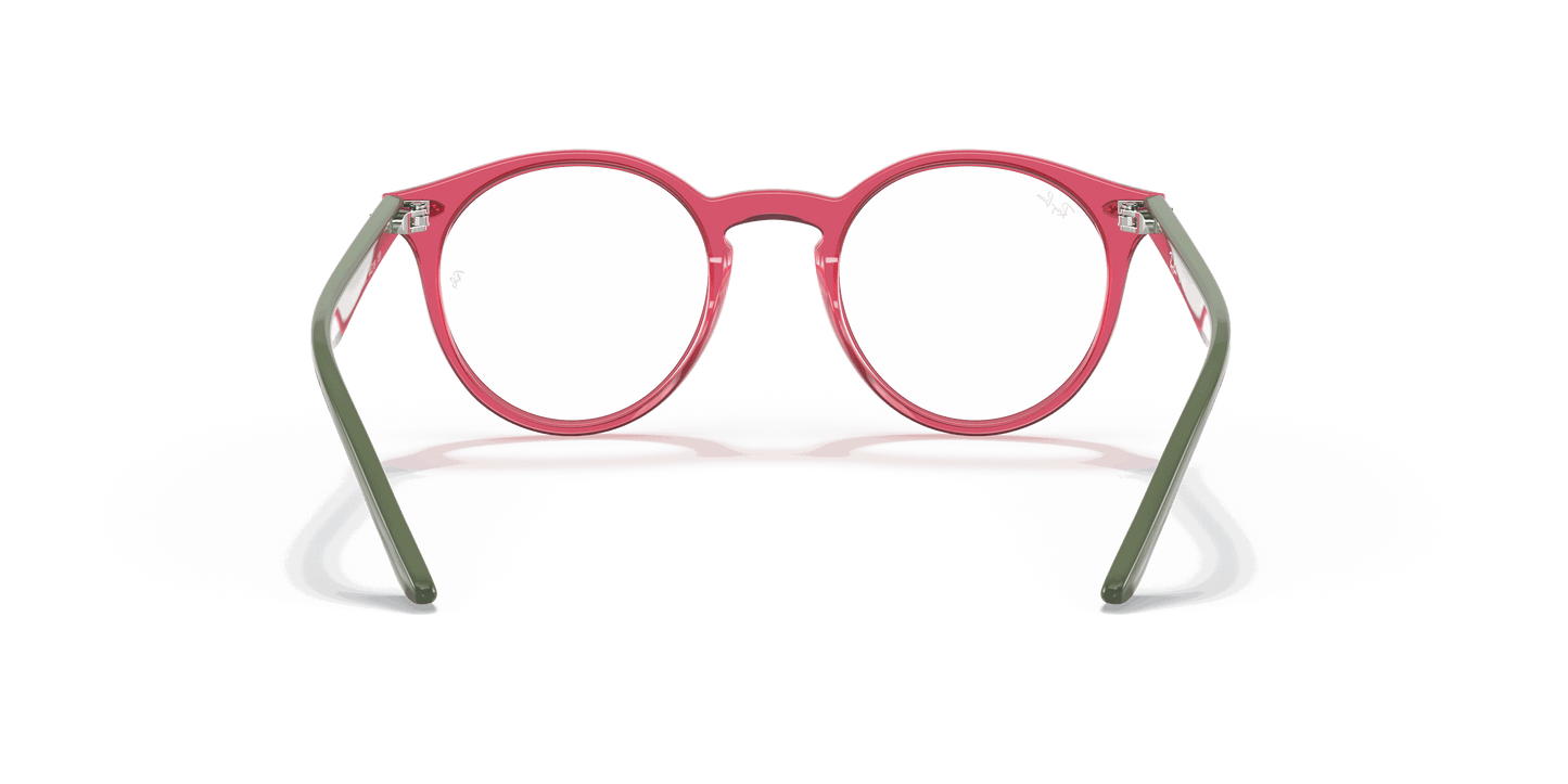[Demo Lens Lenses, Polished Transparent Red Frame]