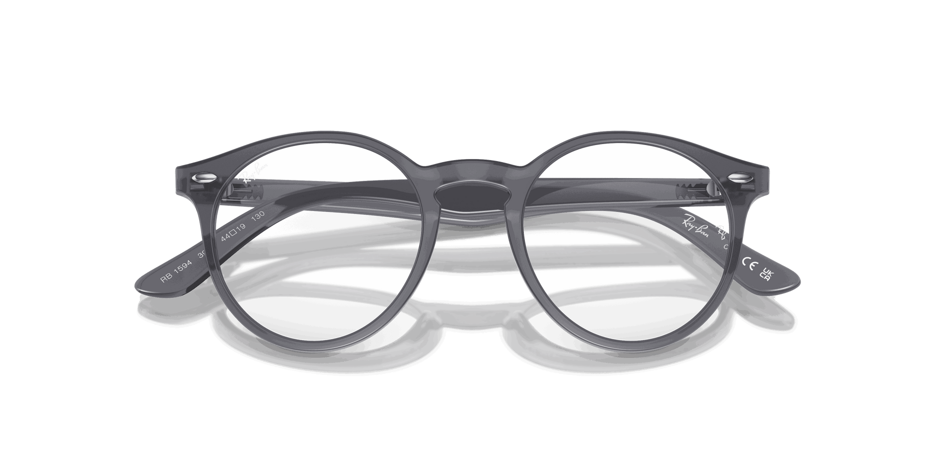 [Demo Lens Lenses, Polished Opal Blue Frame]