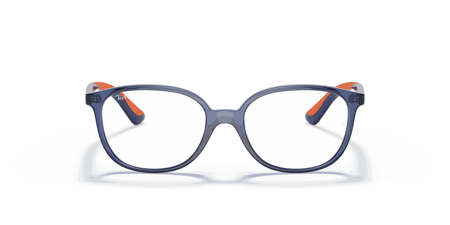 [Clear Lenses, Polished Transparent Blue Frame]