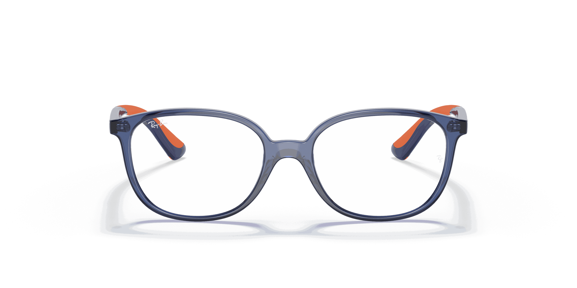 [Clear Lenses, Polished Transparent Blue Frame]