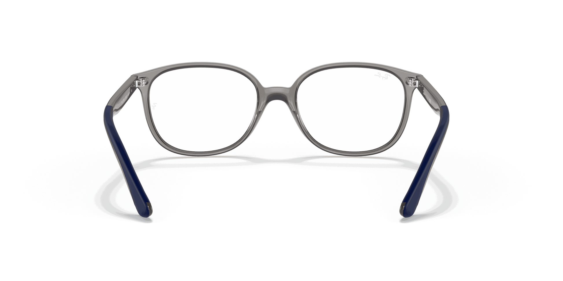 [Clear Lenses, Polished Transparent Grey Frame]