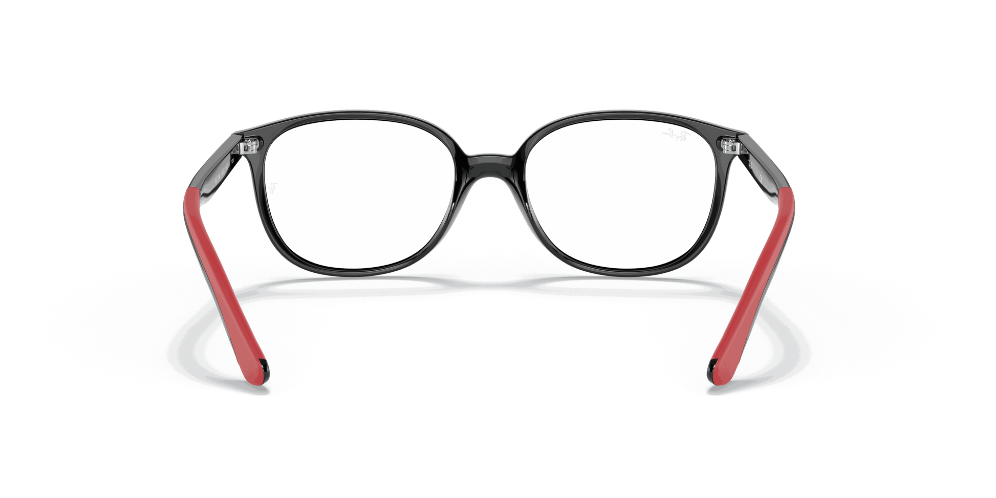 [Clear Lenses, Polished Black Frame]