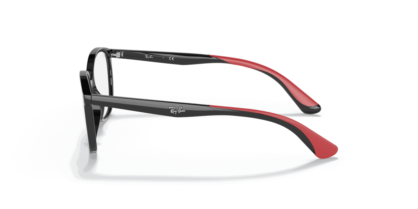 [Clear Lenses, Polished Black Frame]