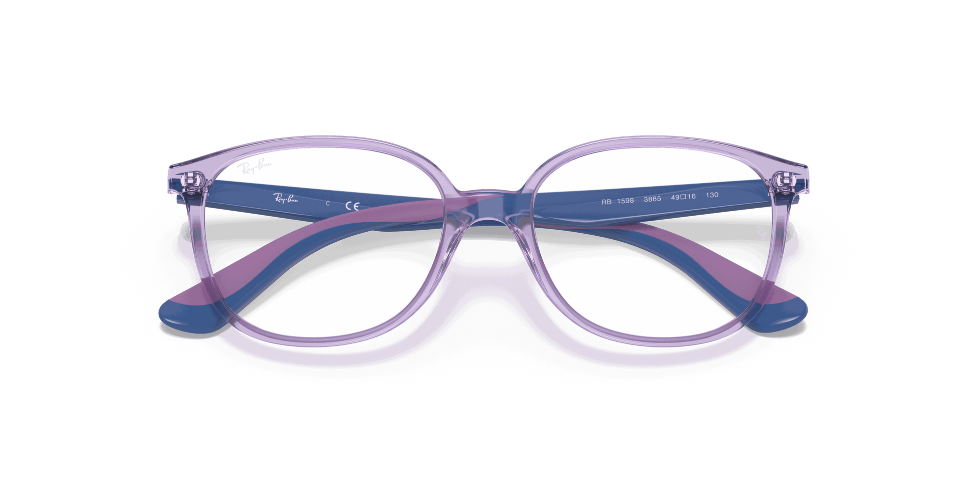 [Clear Lenses, Polished Transparent Violet Frame]