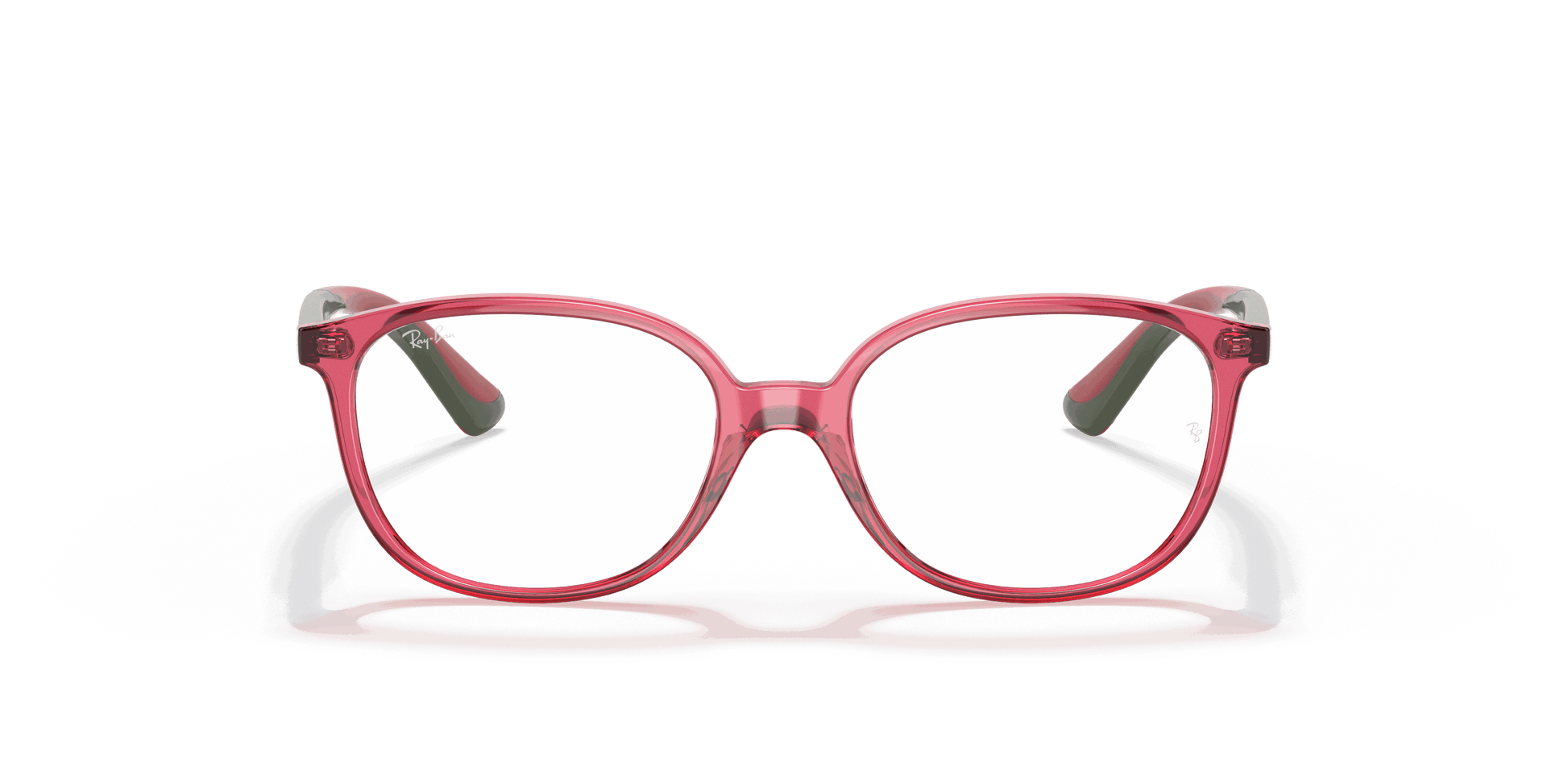 [Clear Lenses, Polished Transparent Red Frame]