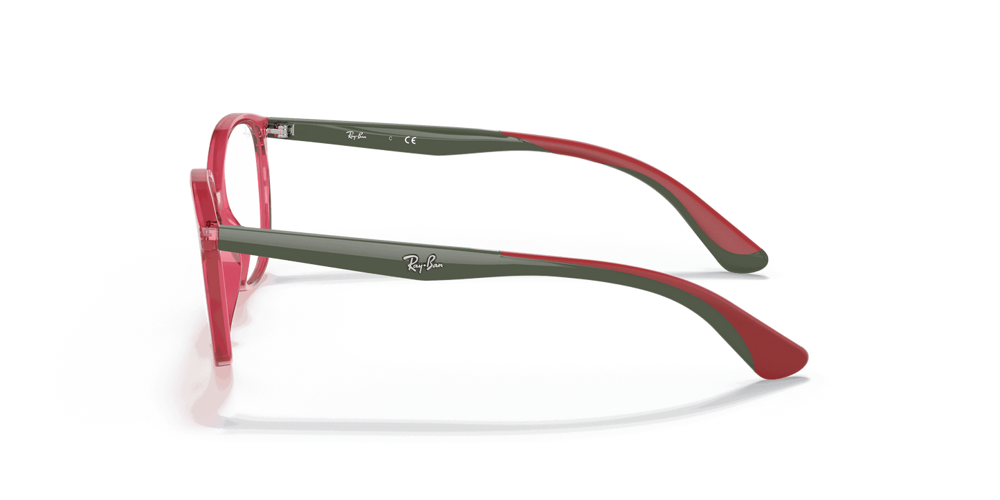 [Clear Lenses, Polished Transparent Red Frame]