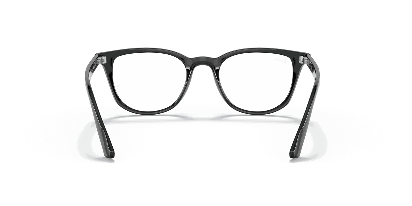 [Clear Lenses, Polished Black Frame]