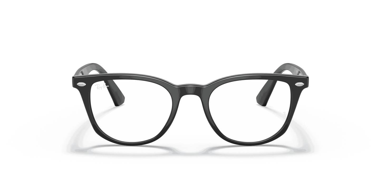 [Clear Lenses, Polished Black Frame]