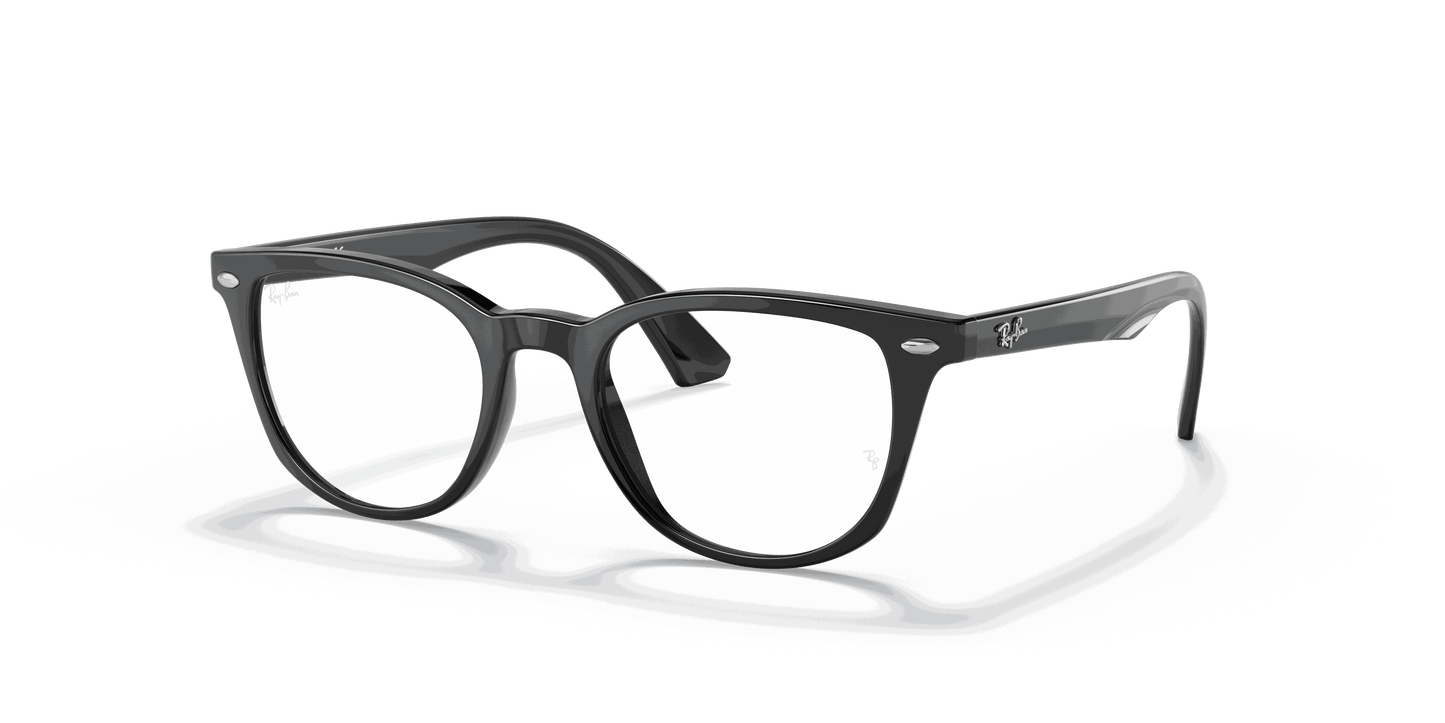 [Clear Lenses, Polished Black Frame]