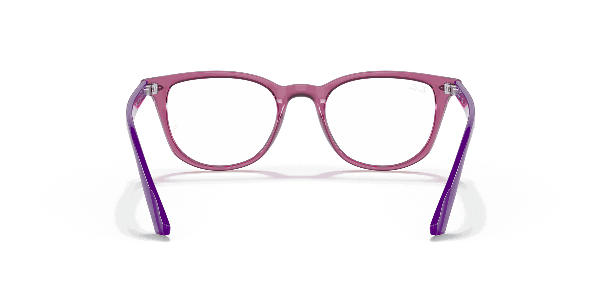 [Clear Lenses, Polished Transparent Fuxia Frame]