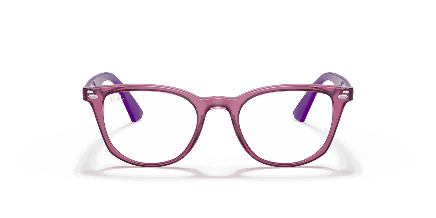 [Clear Lenses, Polished Transparent Fuxia Frame]