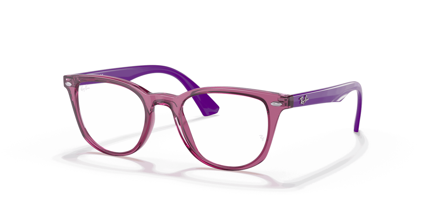 [Clear Lenses, Polished Transparent Fuxia Frame]