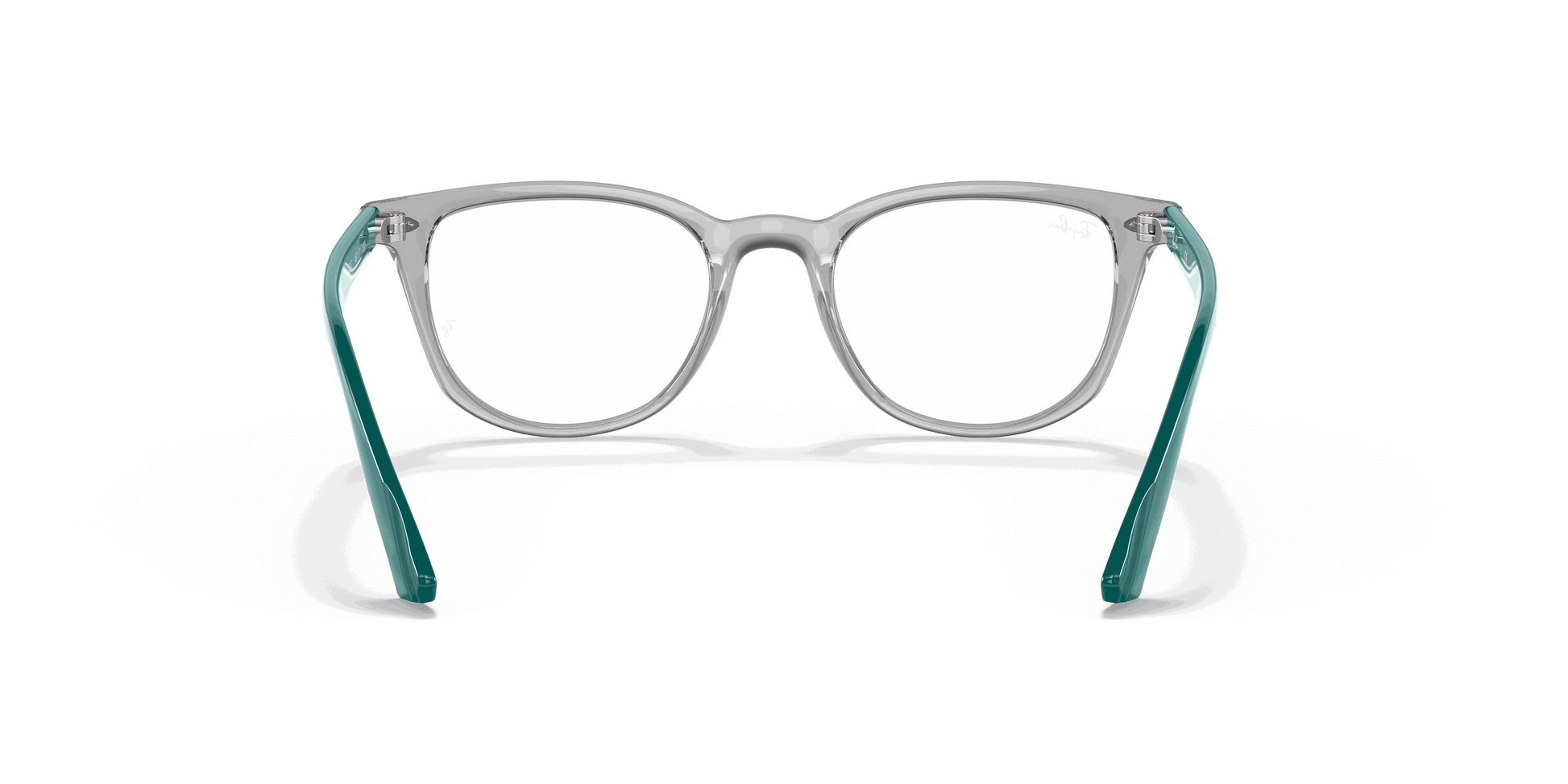 [Clear Lenses, Polished Transparent Grey Frame]