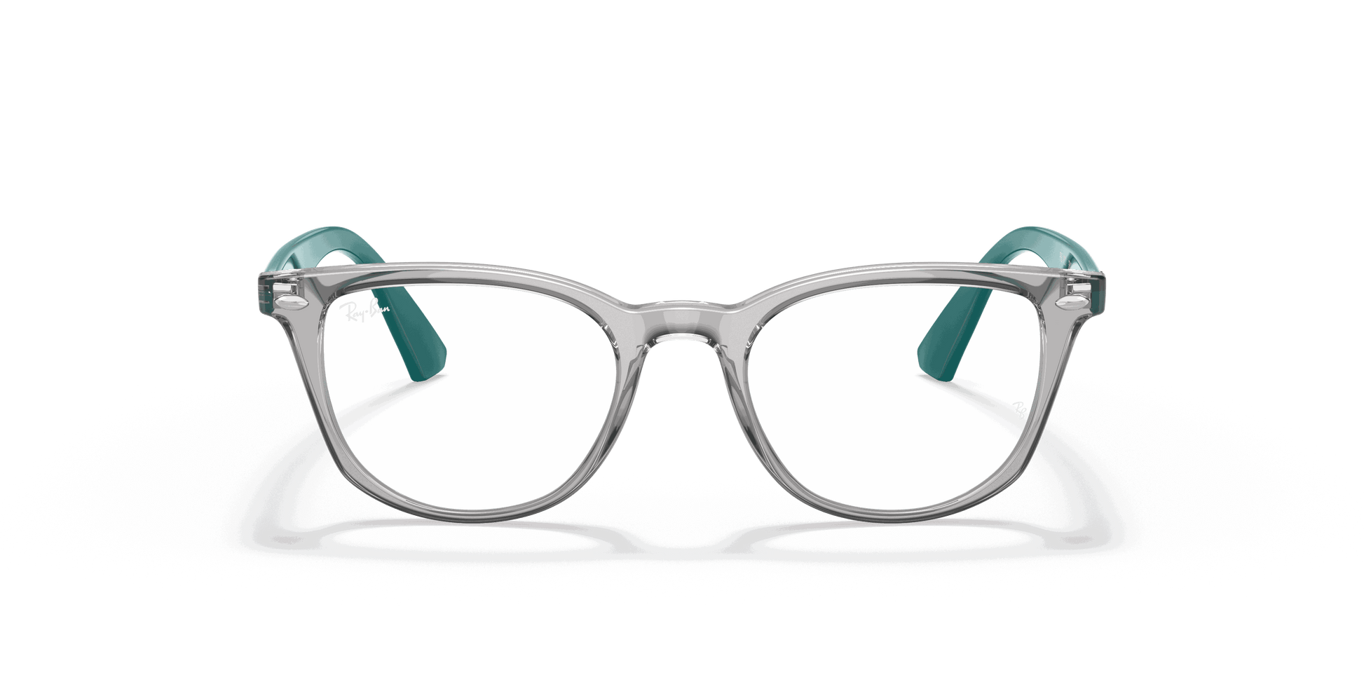 [Clear Lenses, Polished Transparent Grey Frame]