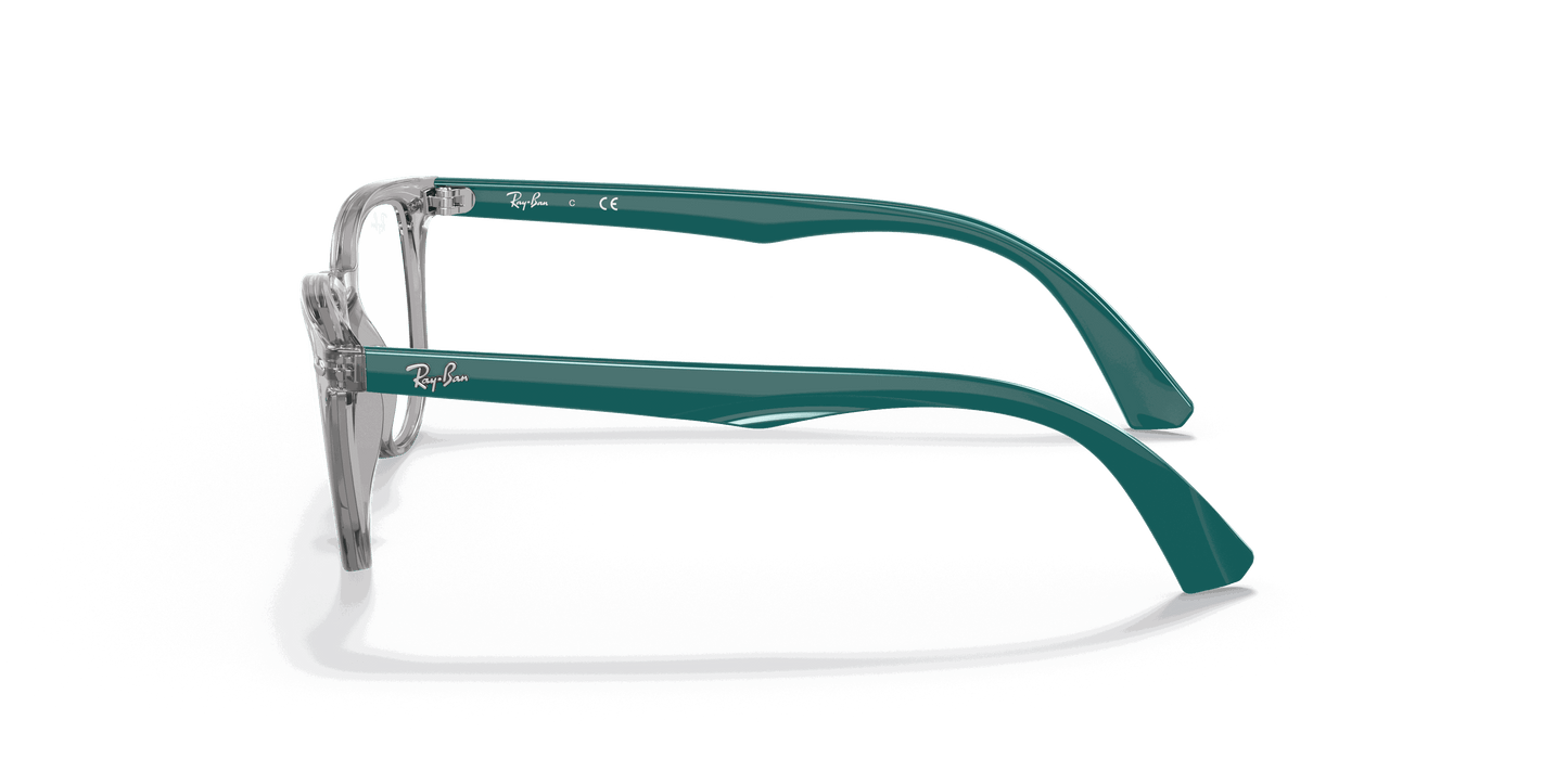 [Clear Lenses, Polished Transparent Grey Frame]