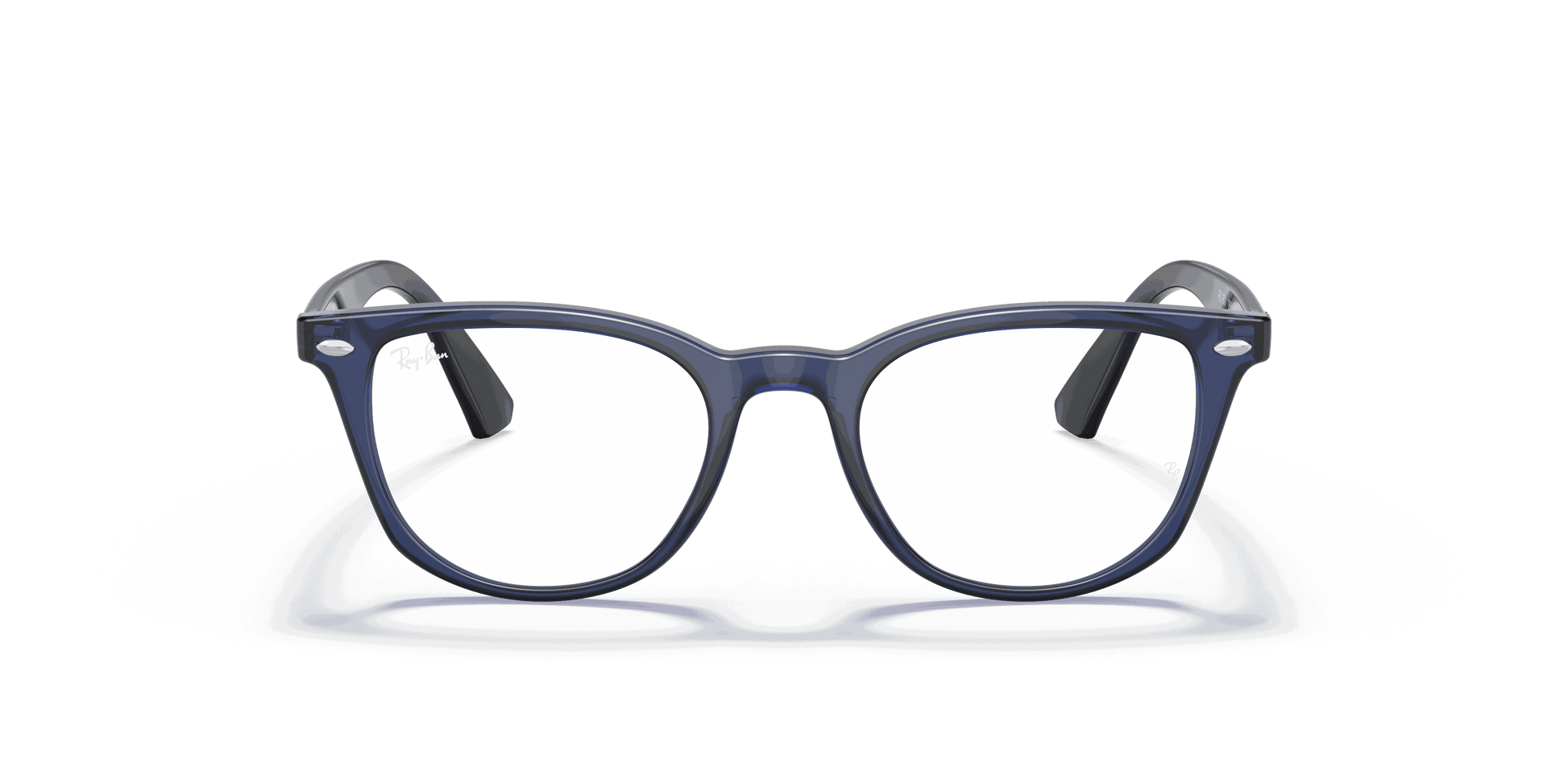 [Clear Lenses, Polished Transparent Blue Frame]