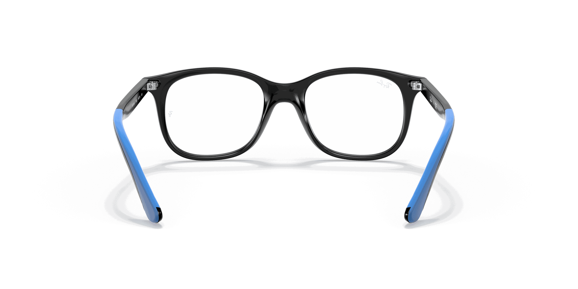 [Clear Lenses, Polished Black Frame]