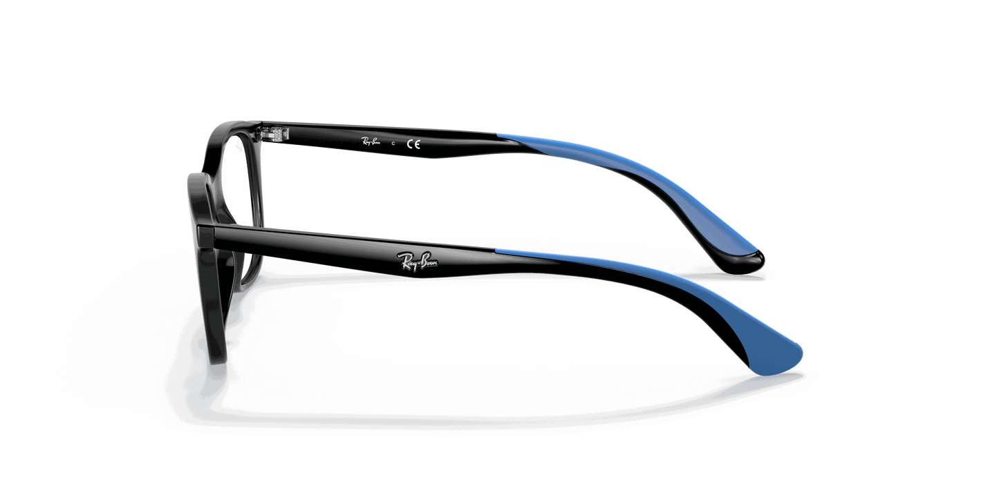 [Clear Lenses, Polished Black Frame]