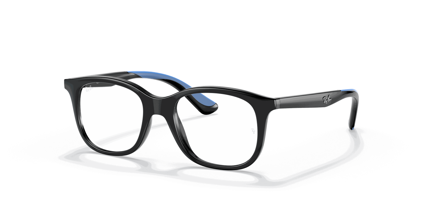 [Clear Lenses, Polished Black Frame]