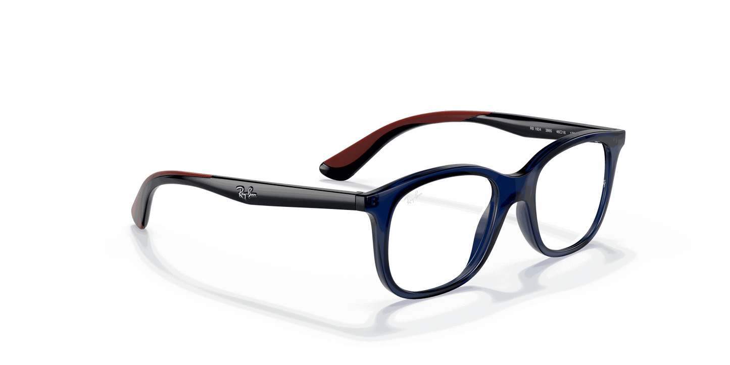 [Clear Lenses, Polished Transparent Blue Frame]